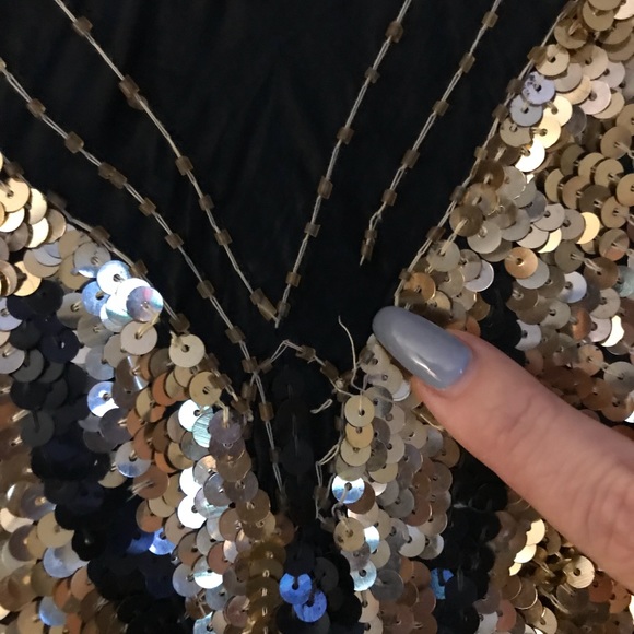 Vintage Sequin Butterfly Top by Shakti - Picture 5 of 6